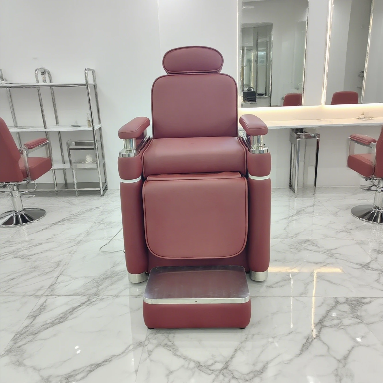 Hair Washing Chairs Electric Adjustable Beauty Salon Shampoo Spa Massage Facial Bed