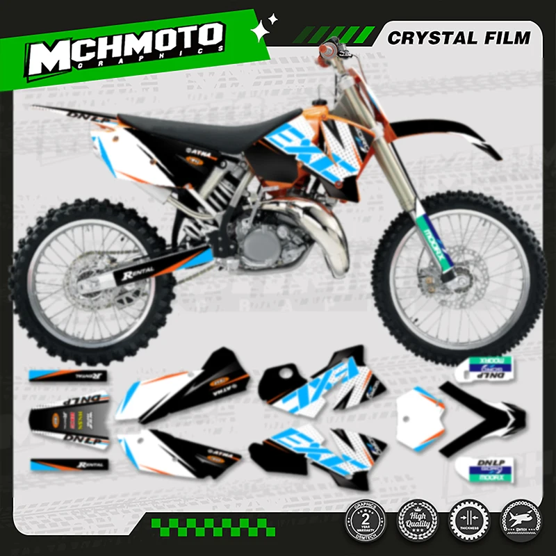 

MCHMFG новый стиль мотоциклетная графика фоновая наклейка наклейка для KTM SX SXF 2003 2004 EXC 2004