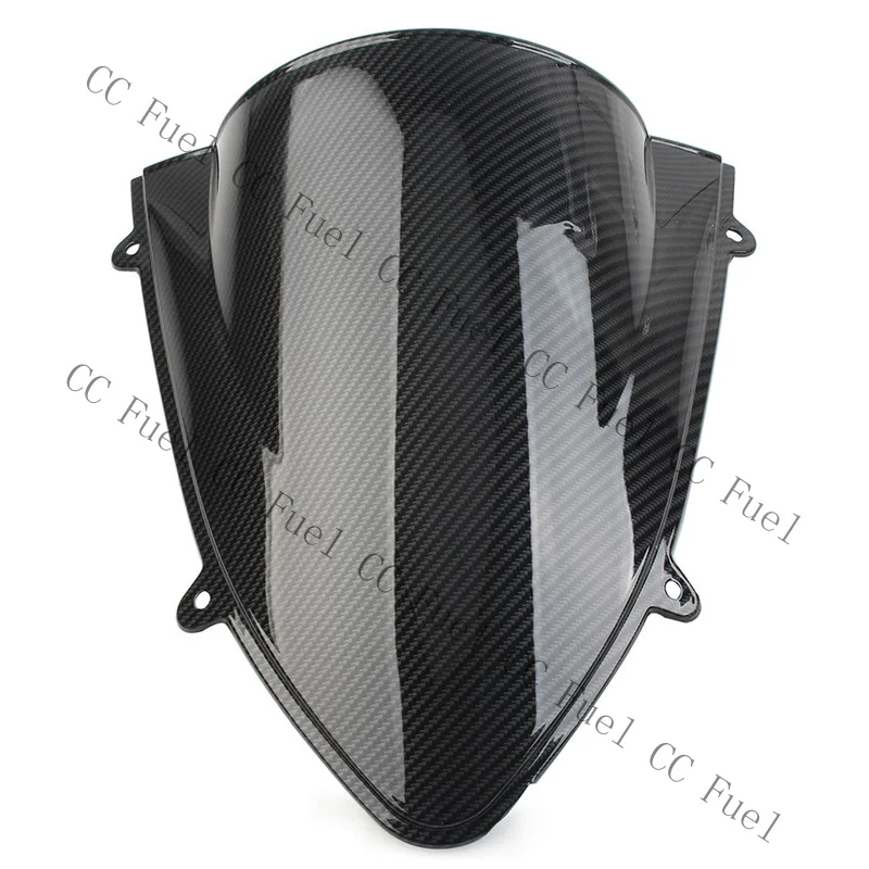 C+ For Kawasaki Ninja 250 250R EX250 2008-2012 Windshield Screen Carbon Fiber Black