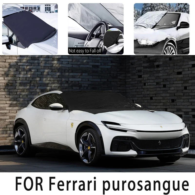 

Carsnow cover front coverfor purosangue snowprotection heat insulation shade Sunscreen wind Frost prevention car accessories