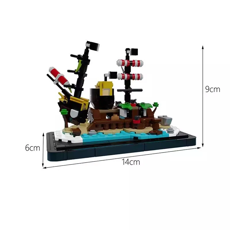 Building Blocks Bricks Kid Birthday Christmas Gifts Compatible Pirates of Barracuda Bay Bricks Toys Children Gift