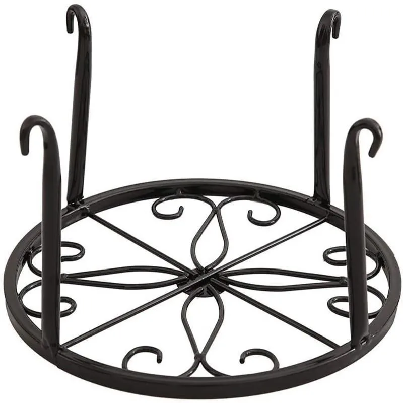 Floor Standing Single Pot Iron Flower Rack, Indoor Balcony Flower Rack, Flower Pot Rack