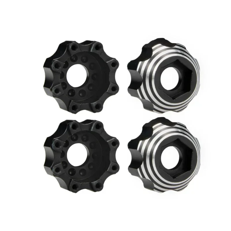 4 Uds. Adaptador hexagonal de rueda de Metal para neumáticos de 3,8 "8x32 a 17mm PRO 635300   Para piezas de mejora de neumáticos de rueda serie PL Proline de 1/8 y 3,8 pulgadas