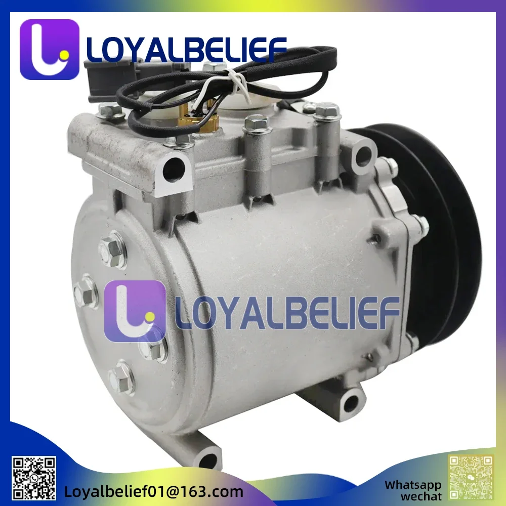 Compressor AC MSC90T para caminhão Mitsubishi Fuso 6M70 10M20/Canter FP5 FV5 FS5 MC 933485   MK 447133   AKC200A275 AKC200A257A AKC200A272