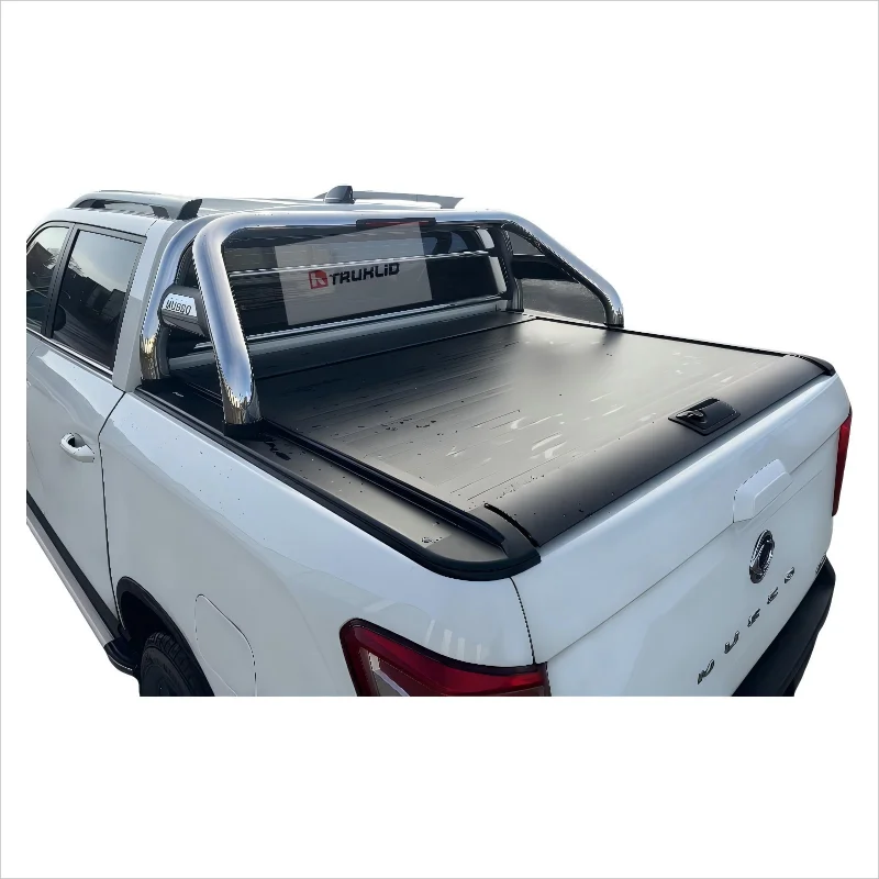 

SsangYong Musso Pickup Ranger Manual Operation Aluminum Alloy Waterproof Truck Bed Cover with Locking Function