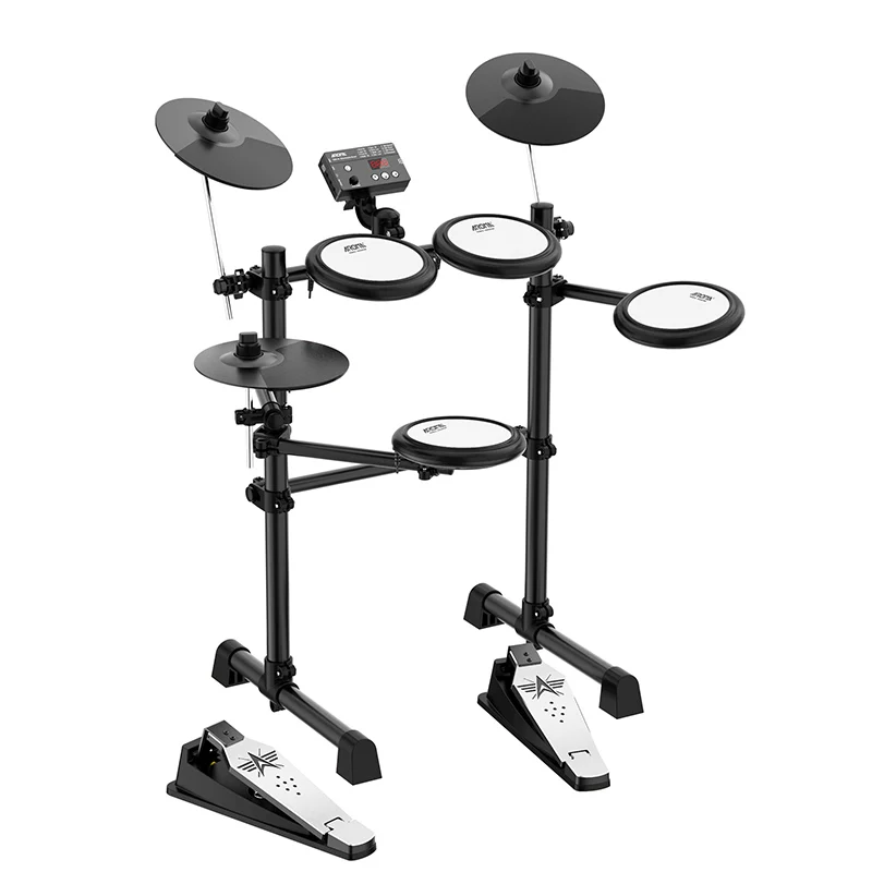 

Hot Sale Musical Instruments double pedal drum percussion electric drum set electric drum