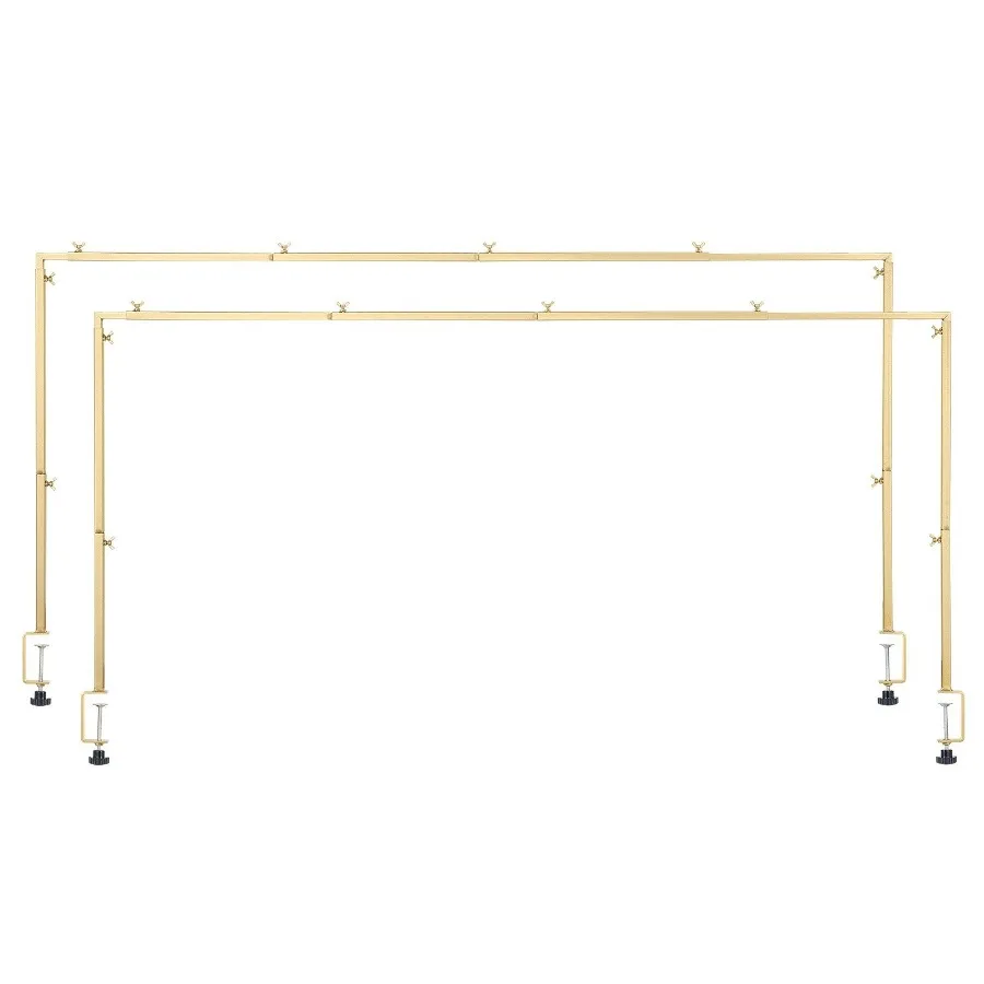 

2Pcs Over The Table Rod Stand with Clamp Arch Frame Dr 2898 L Adjustable