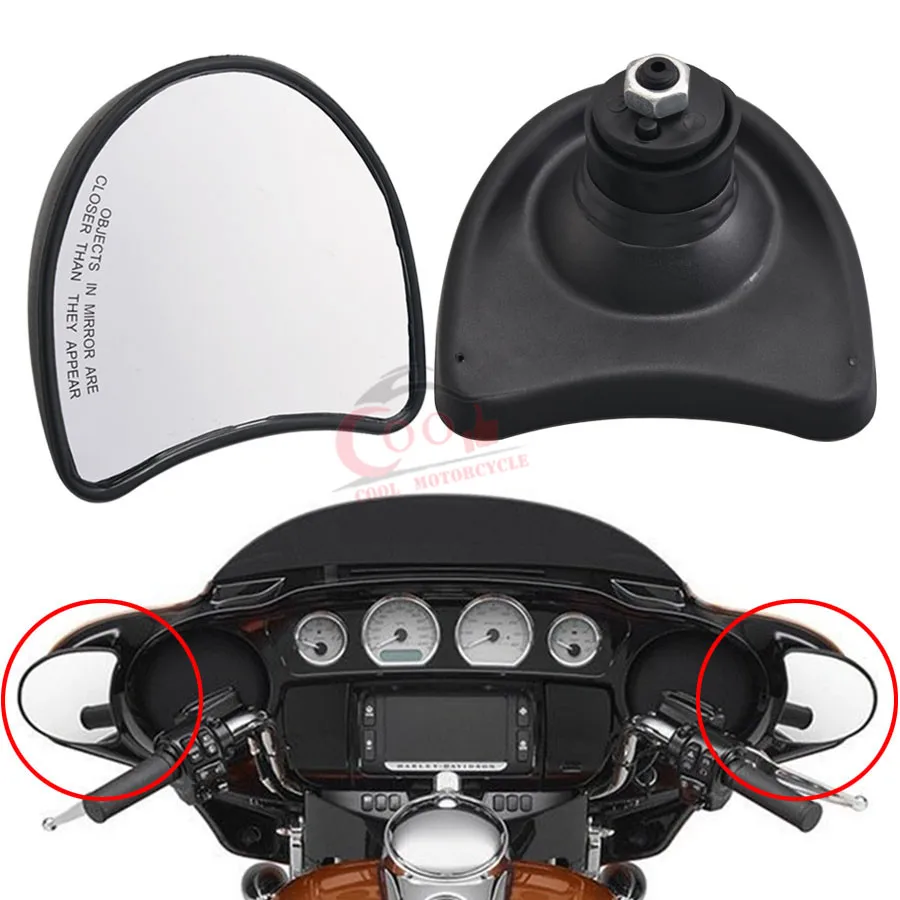 

Motorcycle Inner Fairing Side Mirrors Rear View Mirror For Harley Touring Electra Glide Street Glide Special Ultra 2014+ 1 Pair