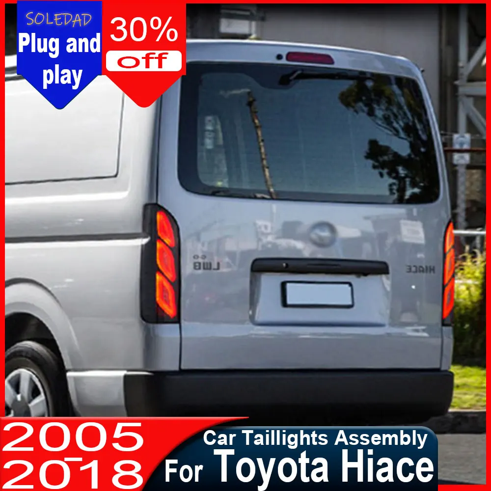 

For Toyota Hiace 2005 2006 2007 2008 2009 2010 2011 2012 2013 2014 2015 2016 2017 2018 Taillights Taillights Assembly