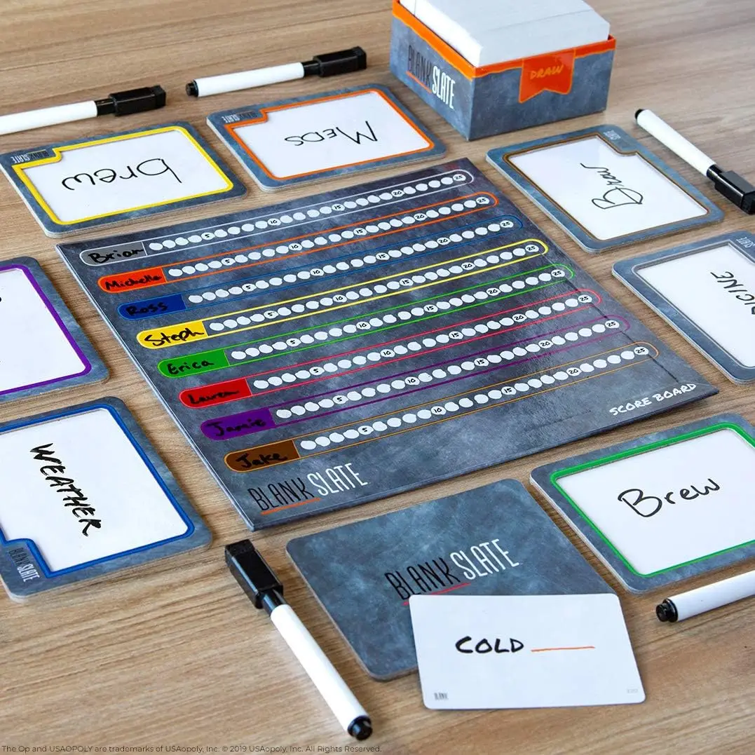 Blank Slate Fun Party Game 8+ 3-8 Players 30 Minutes Playing Time - The Game Where Great Minds Think Alike