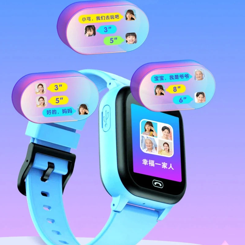 Lenovo Kids Smart Watch 4G SIM Multifunctional Waterproof SOS GPS Location Camera Call Sim Card Child Gifts Sports Digital Watch view 3