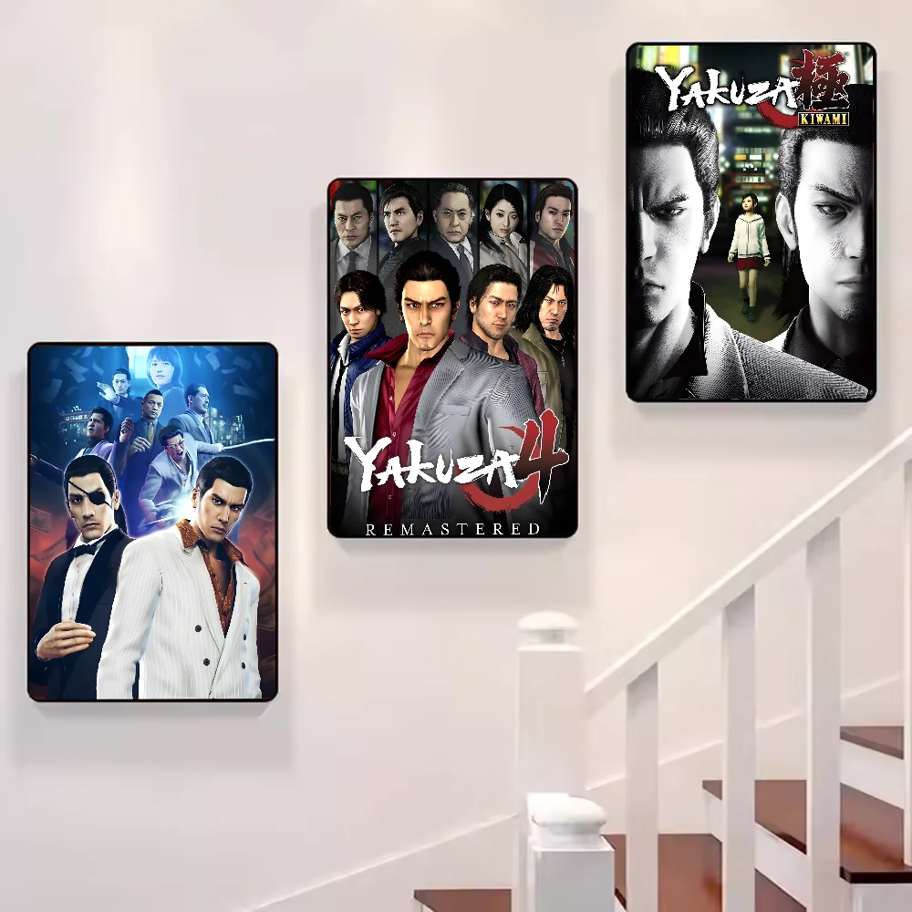 ملصق لعبة Yakuza Like a Dragon عالي الدقة على الحائط اللاصق المقاوم للماء وغرفة المعيشة المنزلية وغرفة النوم والديكور الجمالي