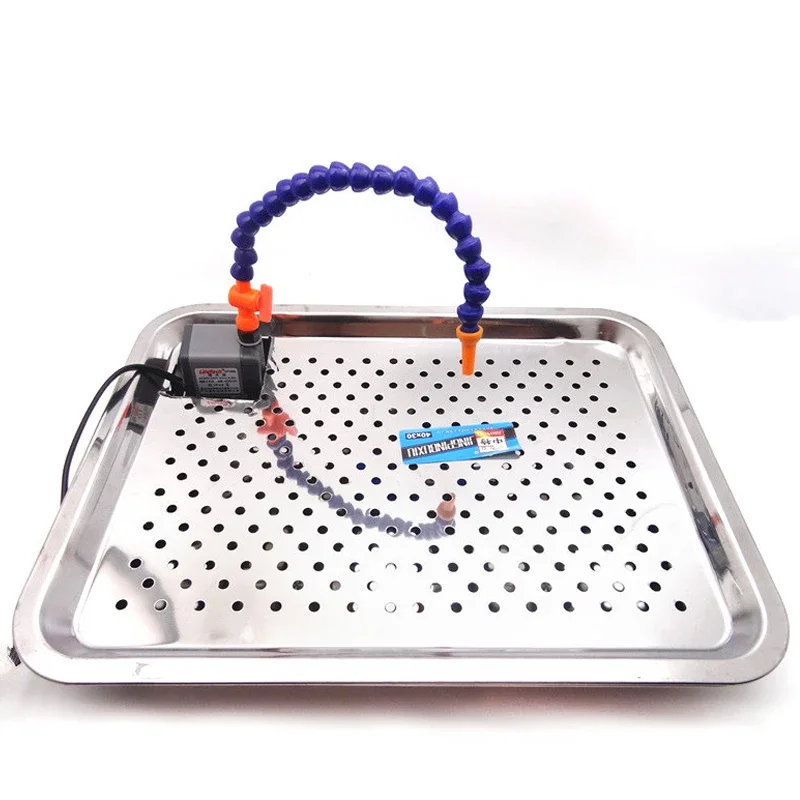 Engraving Work Cooling Circulating Water Supply Device Jade Gereedschappen Water Circulerende Werktafel Stainless Steel Tray
