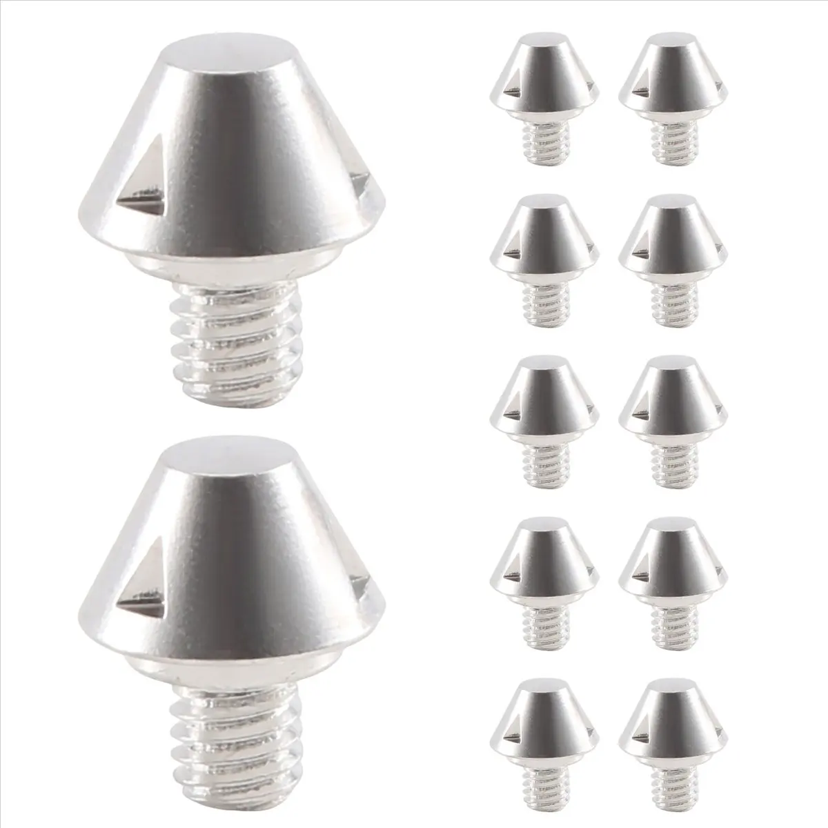 ABME New 12 PCS Football Shoe Replacement Spikes M6 Football Shoe Studs Spikes for Football Shoe 8mm