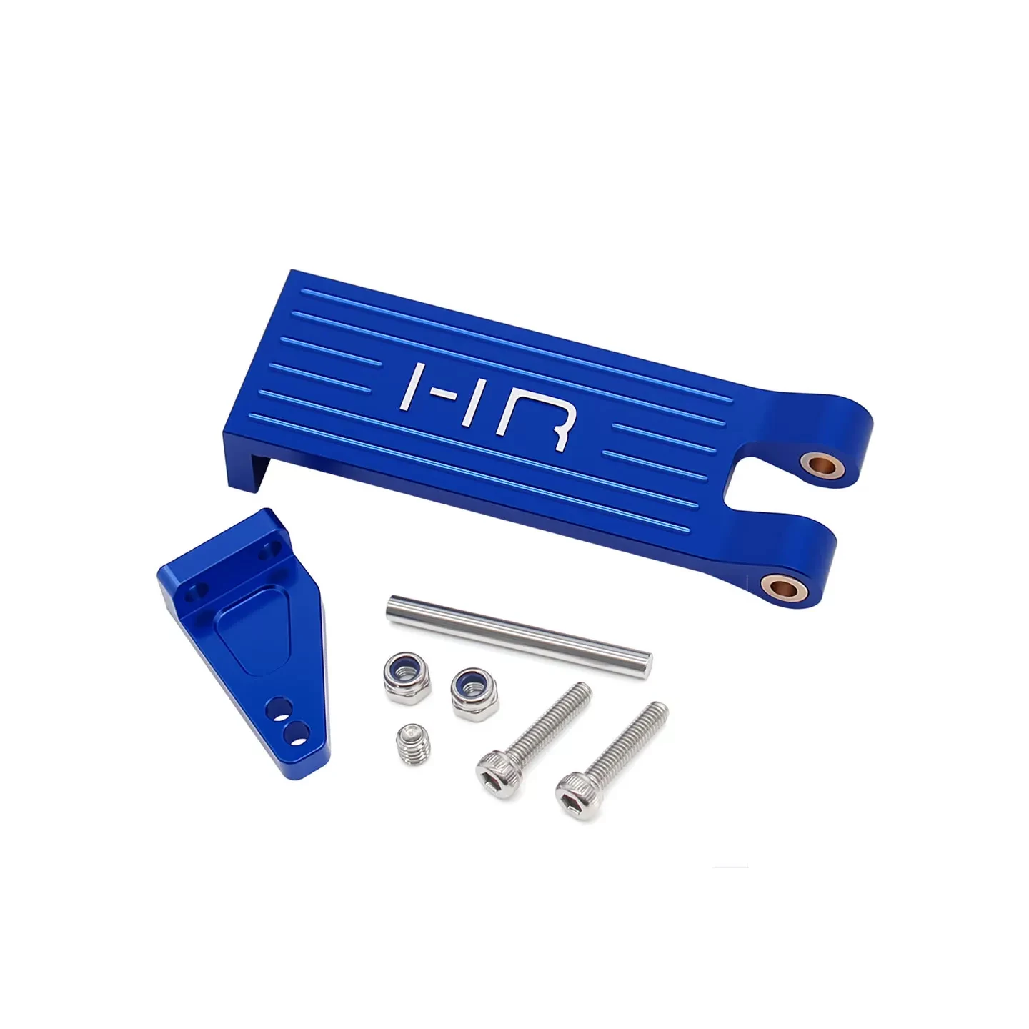 Hot Racing Aluminum Trim Tab Fin Adjusters 2pcs Blue Anodized for Traxxas Disrupter RC Boat Upgrade Parts