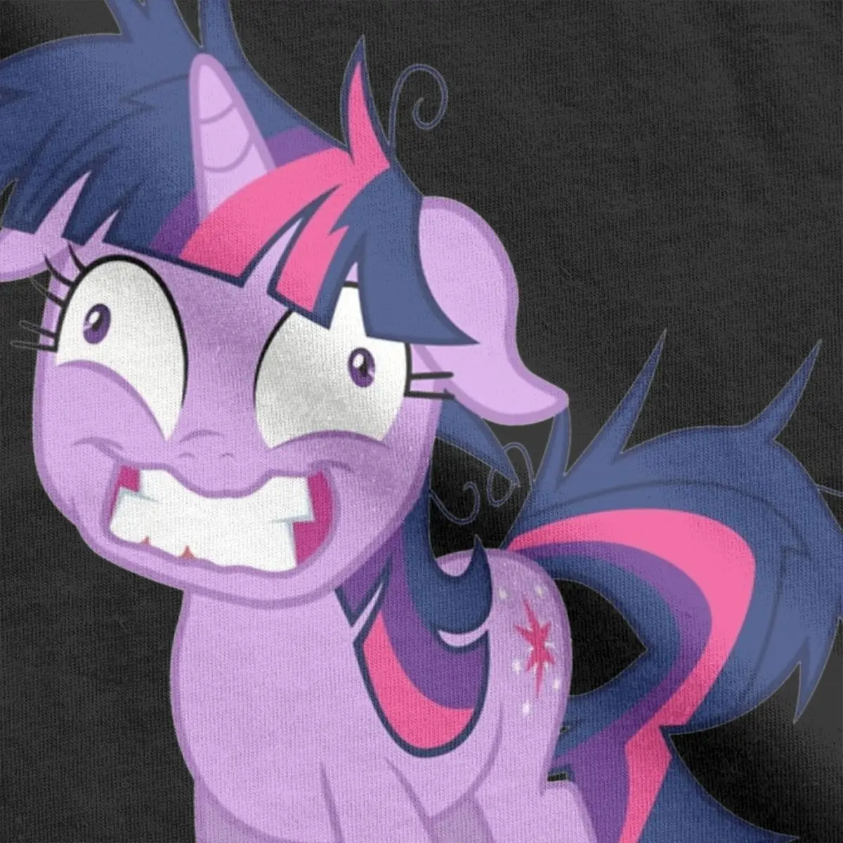 Crazy Twilight Sparkle T-Shirts for Men Women Funny 100% Cotton Tees Round Collar Short Sleeve T Shirts Classic Clothes