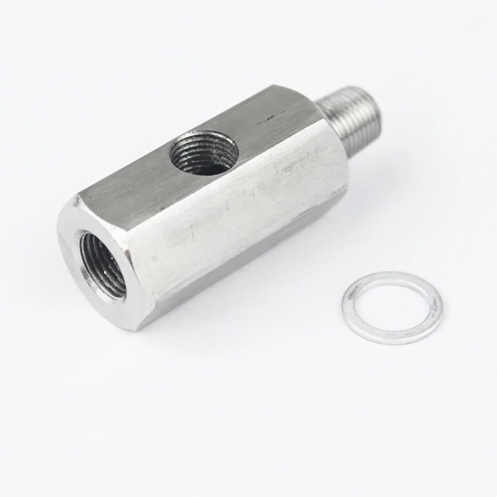 

1 Set Oil Pressure Sensor Adapter Stainless Steel Engine Oil Pressure Gauge Sender Car Modification Parts Automobile Sensor