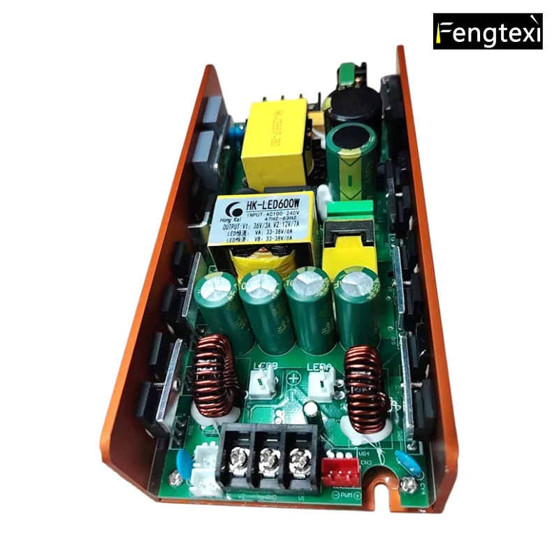 600W CC-CV Power Supply for Stage LED Beam Moving Head Light - Compatible with Follow Spot/LED Module Beam Light   HK-LED600W