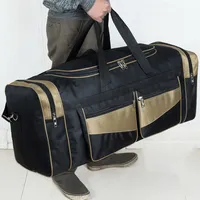 60L 90L Nylon Luggage Gym  Outdoor  Large Traveling Tas For Women Men Travel Duffle Handbags Sack Luggage Bag Gym XA15WD WT490