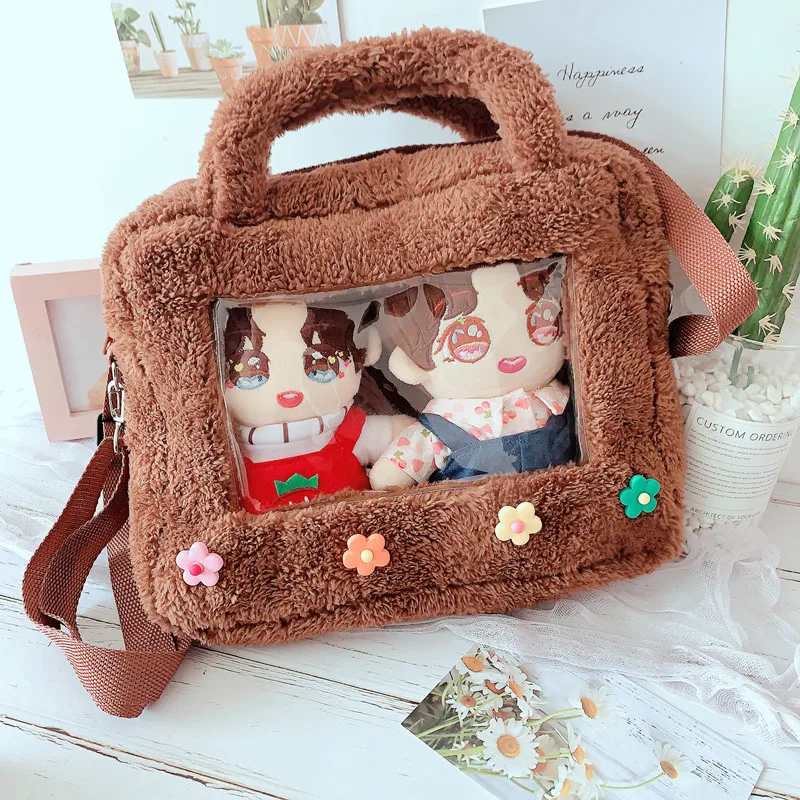 

20cm Baby Doll clothes Plush Doll's Outgoing Backpack bag Toy Dolls Accessories our generation Korea Kpop EXO idol Dolls