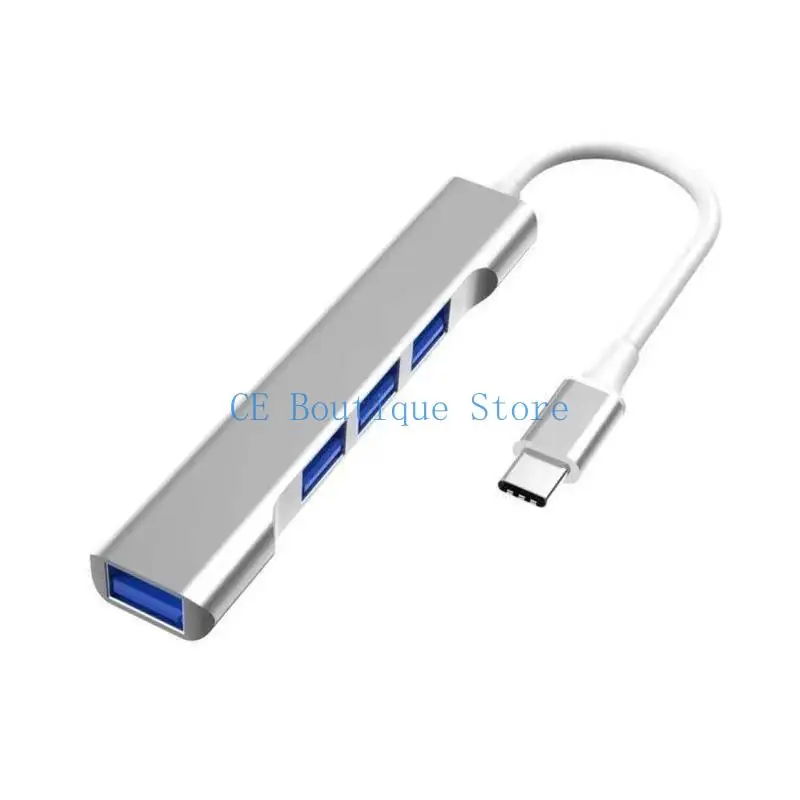 652F USB C/USB HUB إلى 4 PORT 3XUSB2.0+1XUSB3.0 5GBPS نقل البيانات لأجهزة الكمبيوتر الشخصية #2
