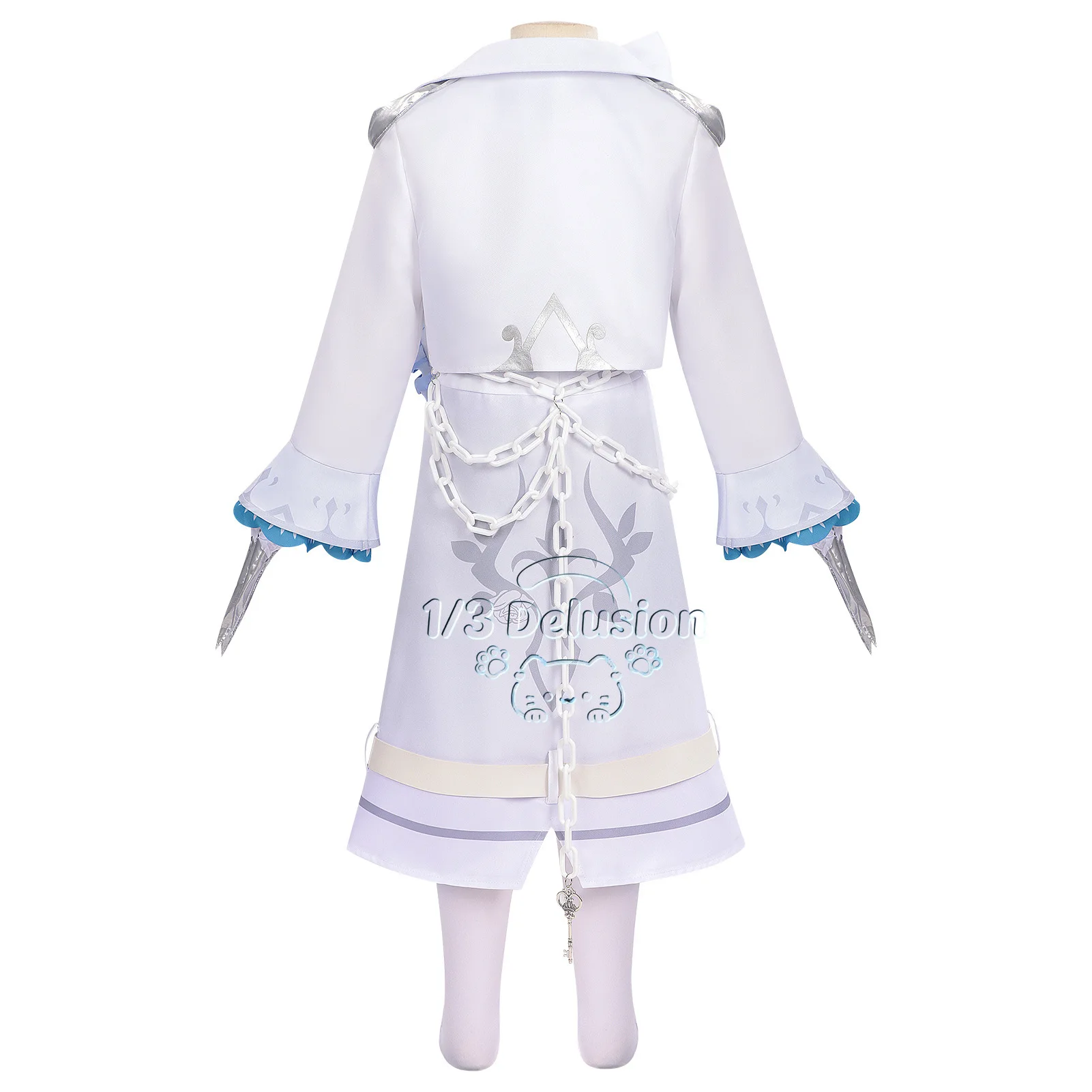 

Eggy Party Shadow Claw Vantia Jade Cosplay Costume Cat Girl Cos Black Silver Gothic Outfit Halloween Role Play Clothing