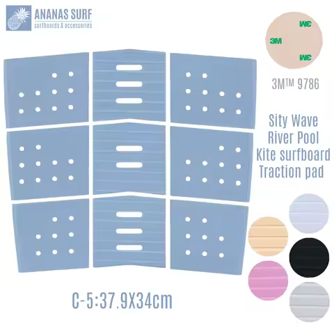 Ananas Surf Surfboard Deck Central Pad Nonslip Traction Front Grip Pad