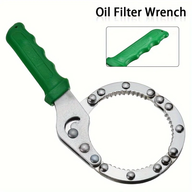 1pc Auto Repair Clamp Type Filter Wrench, Adjustable Oil Filter Element Wrench