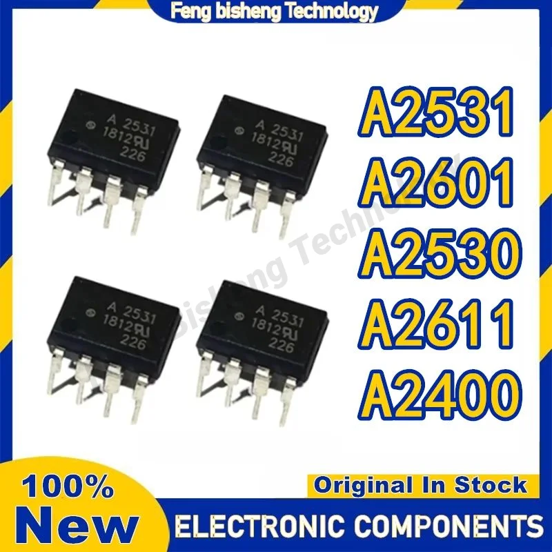 

10PCS HCPL-2530 A2530 A2531 A2601 A2611 A2400 IC Chip DIP-8 Photocouplers 100% New Originl in stock