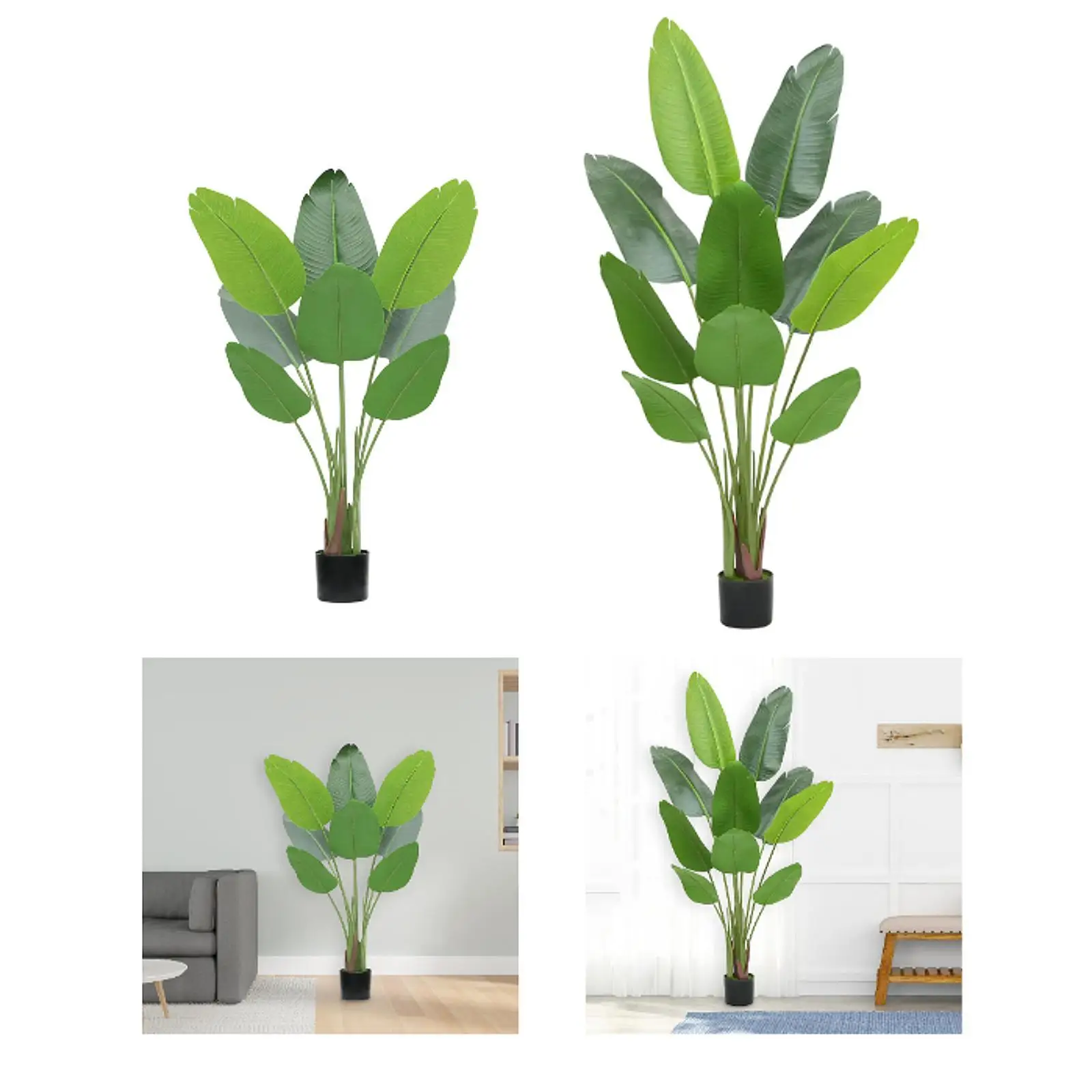 

Artificial Potted Plant Convenient All Season Decor Artificial Plants in Pot Home Decor for House Home Store Office Garden