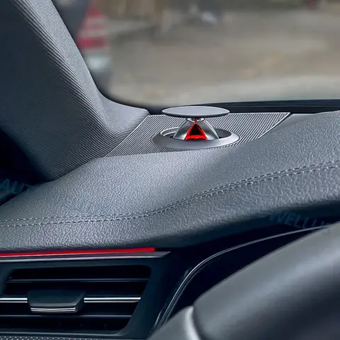 아우디 A4 A5 A6 A7 Q7 Q8 전기 고음 경적 세련된 자동차 품질 악기 장식에 대 한 32 색 LED 리프팅 트위터 스피커