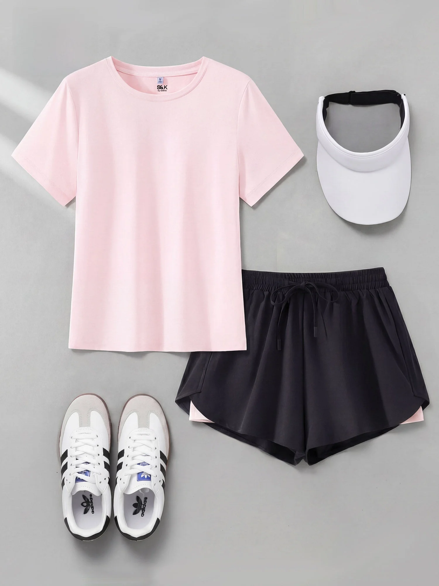 

Baleno Women's Quick Dry Sports Set Summer New Running Outfit Two-Piece Set Comfortable Breathable Polyester T-Shirt And Pants