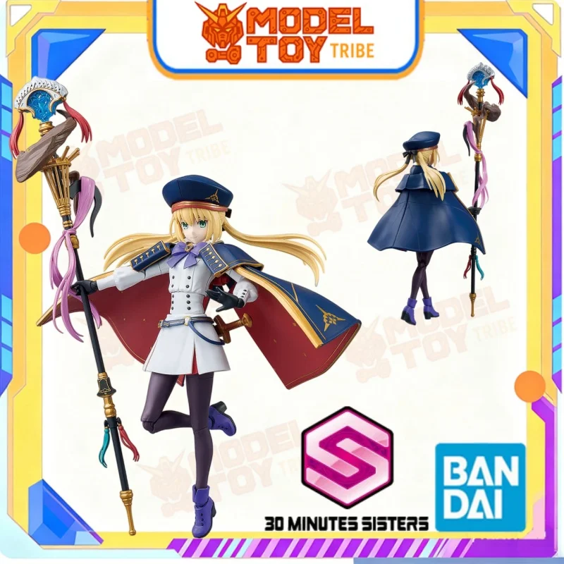

In-Stock Japan Bandai Original Anime 30MS Fate/Grand Order Caster/Altria Caster Model Kit Model Toy Collectible Gift For 15+ age
