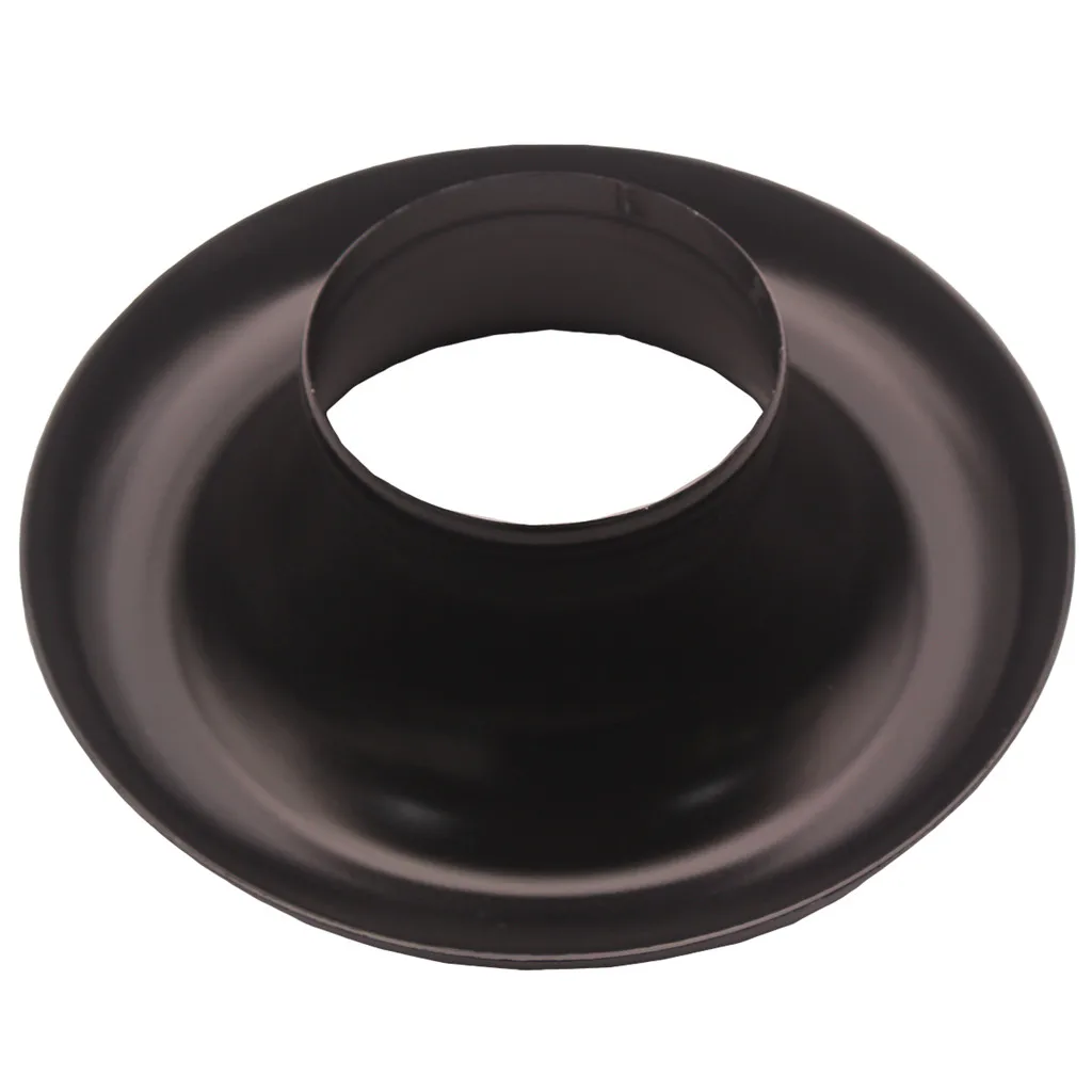 Czarny, nowy, 3-calowy, w pełni frezowany CNC aluminiowy krótki komin powietrzny do kompresora.