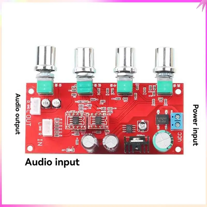 B68C AD828 Preamplifier Volume Control Board With Treble Midrange And Bass Tone Controls Preamplifier Power Amplifier Board