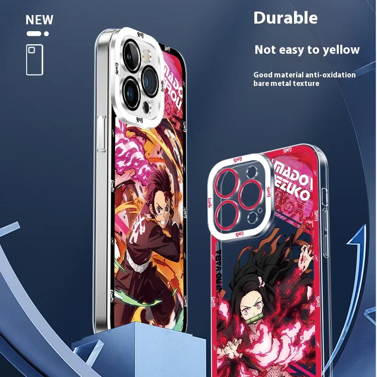 Japan Anime Demon Slayer Case For Samsung Galaxy S24 S23 S22 Ultra S21 S20 FE Note 20 10 Plus A15 A25 A35 A55 Silicone Back Capa