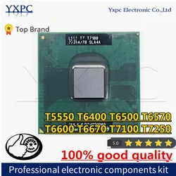 100% good quality T5550 T6400 T6500 T6570 T6600 T6670 T7100 T7250 Laptop CPU Processor PGA