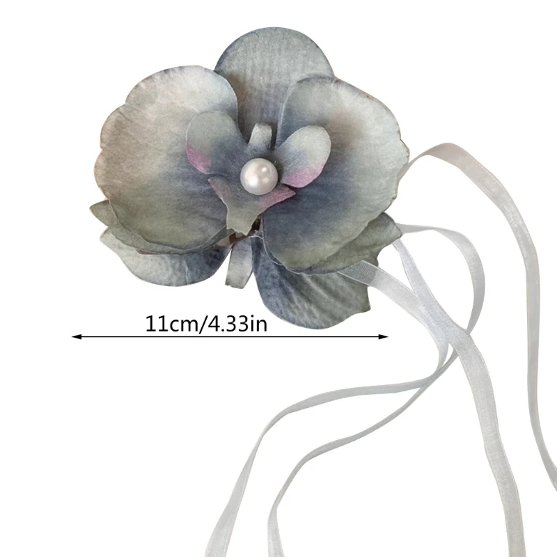 Jepit Rambut Musim Semi Jepit Rambut Klip Cakar Bunga Realistis Alat Bentuk Rambut Wanita