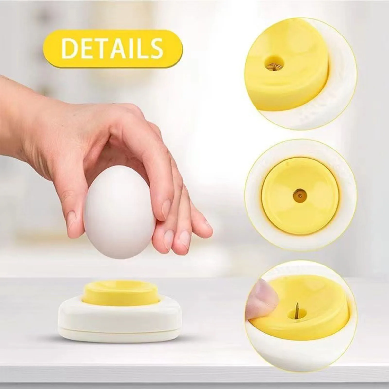 Egg Semi Automatic Egg Hole Bat Egg Egg Cutter Egg Cutter Egg Piekser Kitchen Dining Bar Cooking Tools Kitchen Things for Mom