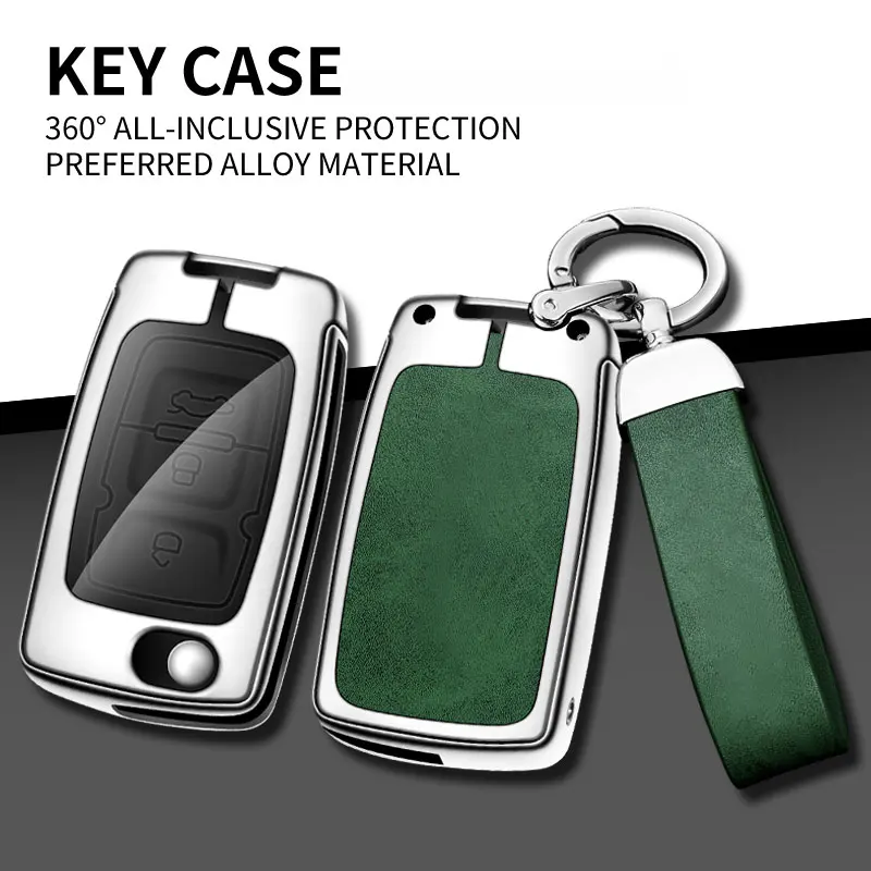 para Geely Emgrand EU 7 EC7 EC715 EC718 EC7-RV EC715 EC718-RV GC5 GC6 EC8 SL,Metal Car Key Protective Case llavero funda llave view 2