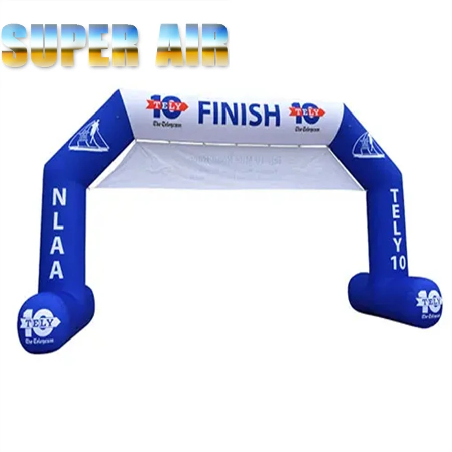 

Professional design and customization of Oxford cloth blue competition large inflatable arch