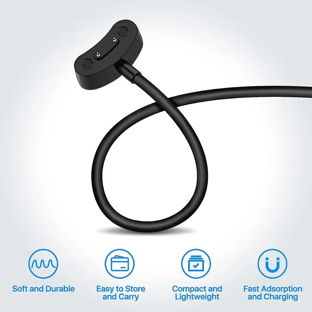 Charging Cable Magnetic Charger For Ticwatch Pro 5 / Pro X / Pro3 Ultra GPS / Pro3 GPS / E3 Charging