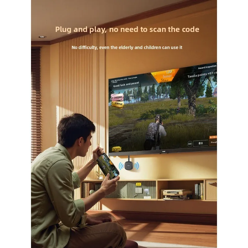 2026 New WiFi Wireless Screen Cast Dongle HDMI Mirror Adapter Connect Smartphone Laptop to TV Monitor Projector