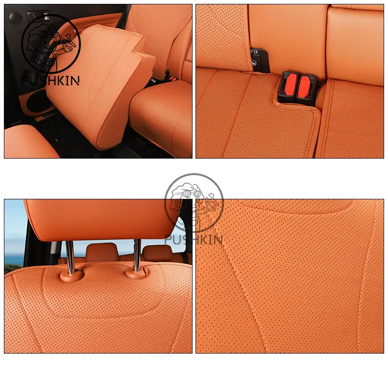 Accesorios de coche de ajuste personalizado, fundas de asiento para 5 asientos, juego completo de cuero de alta calidad específico para HAVAL H9 2ND 2024 2025