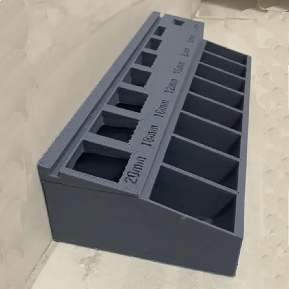 New With 7 Measuring Slots M3 Bolt Sorter Portable Practical Screw Length Sorter Tray Screw Toolbox Organizer Small Hardware