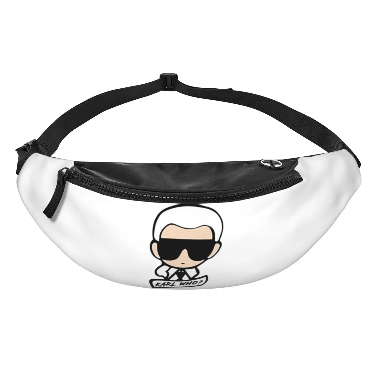 

Поясная сумка Karl Who для мужчин и женщин, регулируемая поясная сумка через плечо, дорожная сумка для бега, телефона