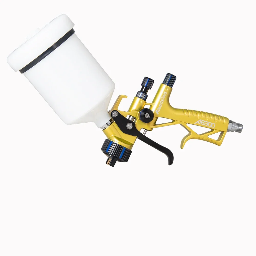 높은 분무 및 저압 자동차 페인트 스프레이 건 HVLP 공압 보드 금 가구 스프레이 페인트 스프레이 수리 도구