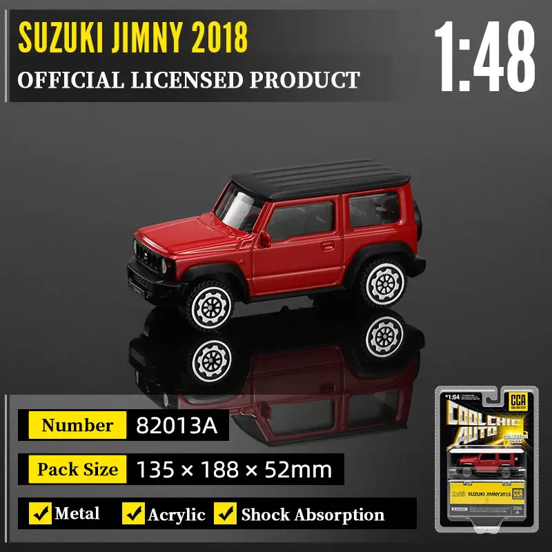 

1/64 SUZUKI JIMNY 2018 модель автомобиля отлитый под давлением, идеальное дополнение к вашей масштабе автомобиля, миниатюрная коллекция, Детские Подарочные игрушки