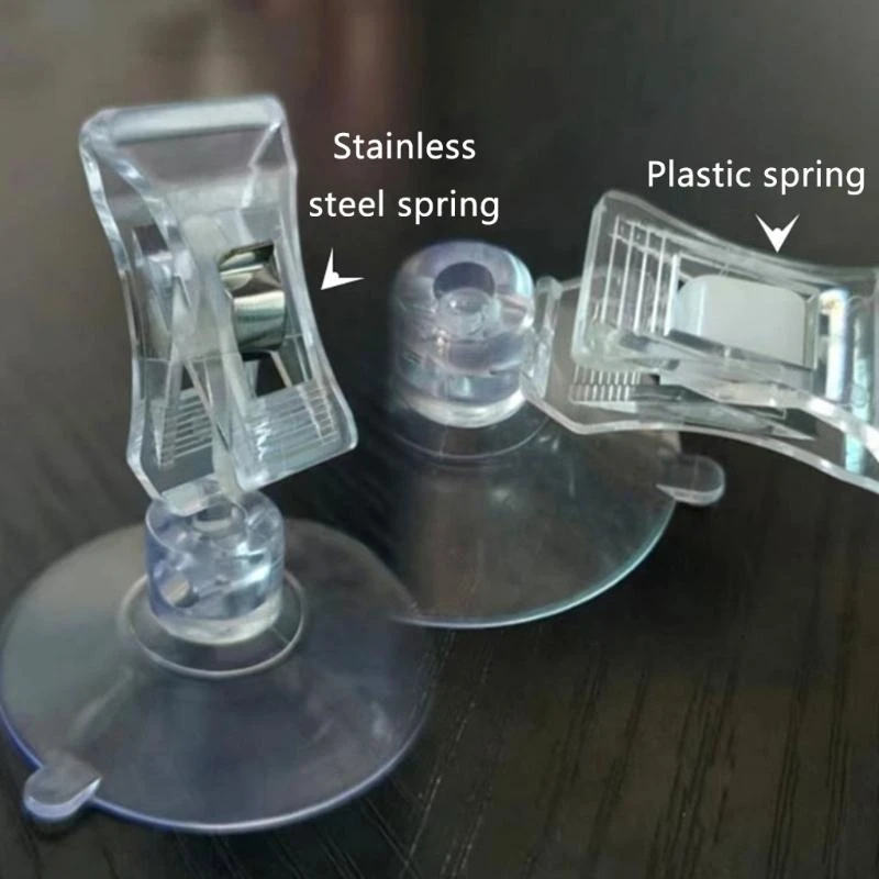 

8pcs Suction Cup Clamp Hook Set for Secure Holding in Household Applications