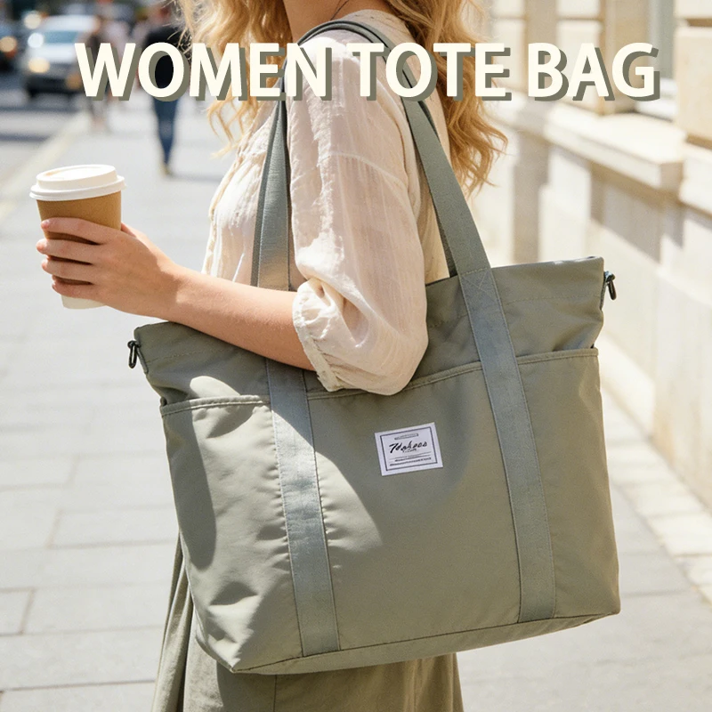    Tragetasche für Damen, tragbare Handtasche, leichte Reisetasche, lässige Umhängetasche, ideal für Fitness, Reisen, Arbeit
